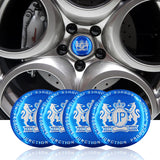 4pcs / lot car styling 56mm aluminum alloy tire JP junction produce car tire tire wheel Center hub Cap car emblem Badge sticker