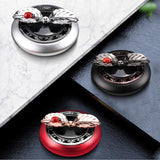 Car Ornaments Creative Metal Space Solar Rotation Car Perfume Decoration High-grade Alloy Aromatherapy Car Interior Produc