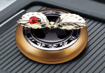 Car Ornaments Creative Metal Space Solar Rotation Car Perfume Decoration High-grade Alloy Aromatherapy Car Interior Produc