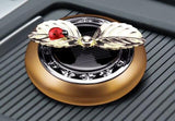 Car Ornaments Creative Metal Space Solar Rotation Car Perfume Decoration High-grade Alloy Aromatherapy Car Interior Produc