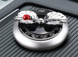 Car Ornaments Creative Metal Space Solar Rotation Car Perfume Decoration High-grade Alloy Aromatherapy Car Interior Produc