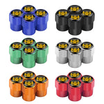 4Pcs Junction Produce Car Wheel Tires Valves Tyre Stem Air valve Caps For JP Toyota Honda BMW Audi Ford Focus Volkswagen Nissan