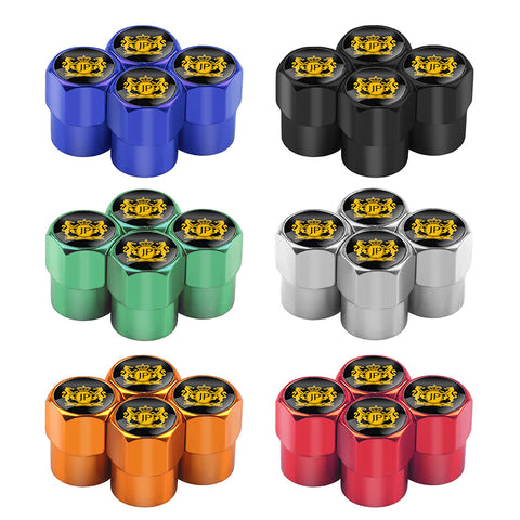 4Pcs Junction Produce Car Wheel Tires Valves Tyre Stem Air valve Caps For JP Toyota Honda BMW Audi Ford Focus Volkswagen Nissan