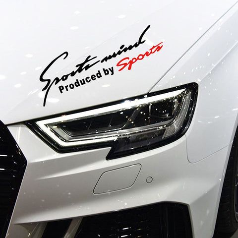 Car Styling Car Stickers Sports Mind Produced by Sport Reflective Decoration Car Lamp Eyebrow Vinyl Decal light Accessories