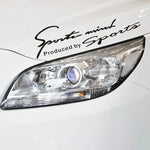 Car Styling Car Stickers Sports Mind Produced by Sport Reflective Decoration Car Lamp Eyebrow Vinyl Decal light Accessories