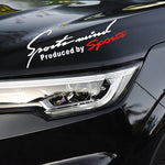 Car Styling Car Stickers Sports Mind Produced by Sport Reflective Decoration Car Lamp Eyebrow Vinyl Decal light Accessories