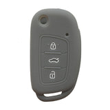 Silica Gel Key Case For Car For Hyundai I20 For KIA Remote Key Cover 3 Button Produce Any Model Remote Key Cover Accessories Fob