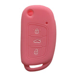Silica Gel Key Case For Car For Hyundai I20 For KIA Remote Key Cover 3 Button Produce Any Model Remote Key Cover Accessories Fob