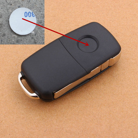 1pc 5pc 14mm Car Key Sticker for Volkswagen VW Golf 4 5 6 Polo Passat B5 B6 B7 CC Jetta Mk6 Tiguan Gol Cross Fox Eos Scirocco