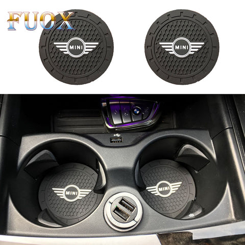 car cup non-slip pad lamp glass holder Mat pad bottle integrated car styling for mini COOPERs S R50 R53 R56 R60 F55 F56 R57