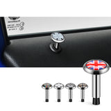 2Pcs Car styling door pin decoration cover Bolt circle trim For BMW MINI COOPERS ONE F54 F55 F56 F60 R55 R56 R60 R61 Accessories