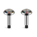 2Pcs Car styling door pin decoration cover Bolt circle trim For BMW MINI COOPERS ONE F54 F55 F56 F60 R55 R56 R60 R61 Accessories