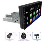 JMANCE Adjustable 1DIN FM 7 Inch Car Stereo Radio Android 9.1 Contact Screen 1080P Car Radio Player Quad-Core GPS Navigation