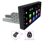 JMANCE Adjustable 1DIN FM 7 Inch Car Stereo Radio Android 9.1 Contact Screen 1080P Car Radio Player Quad-Core GPS Navigation
