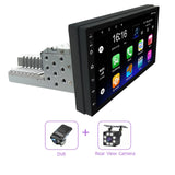 JMANCE Adjustable 1DIN FM 7 Inch Car Stereo Radio Android 9.1 Contact Screen 1080P Car Radio Player Quad-Core GPS Navigation