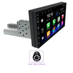 JMANCE Adjustable 1DIN FM 7 Inch Car Stereo Radio Android 9.1 Contact Screen 1080P Car Radio Player Quad-Core GPS Navigation