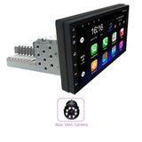 JMANCE Adjustable 1DIN FM 7 Inch Car Stereo Radio Android 9.1 Contact Screen 1080P Car Radio Player Quad-Core GPS Navigation