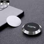 TOPK Magnetic Car Phone Holder Dashboard Cell Phone Stand Steering Wheel Holder Magnetic Wall Holder for iPhone Samsung Xiaomi