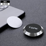 TOPK Magnetic Car Phone Holder Dashboard Cell Phone Stand Steering Wheel Holder Magnetic Wall Holder for iPhone Samsung Xiaomi