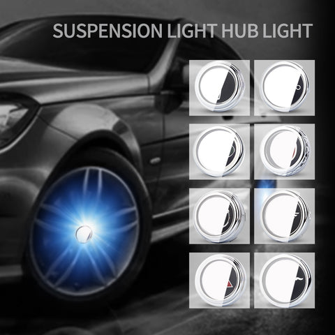 Hub Light Car Wheel Caps Light Center Cover Lighting Cap Floating Illumination LED auto For bmw for benz for LEXUS for AUDI