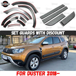 Guard of wheel arches and doors for Dacia Duster 2018- ABS plastic accessories protective plate car styling tuning moldings