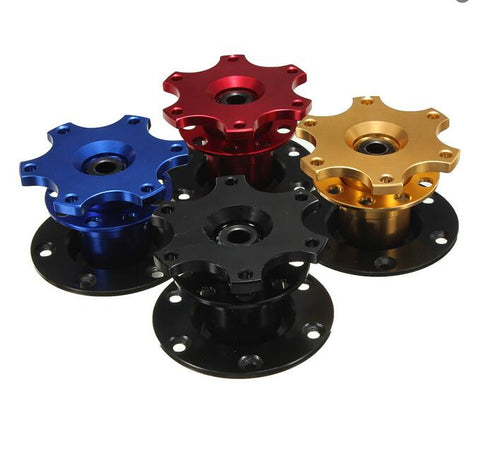 Universal Car Steering Wheel Quick Release HUB Racing Adapter Snap Off Boss Kit 1pcs Steering Quick Release Hub And Fixing bits