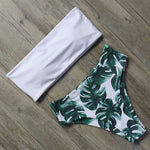 RUUHEE Bandage Bikini Swimwear Women Swimsuit High Waist Bikini Set 2021 Bathing Suit Push Up Maillot De Bain Femme Beachwear