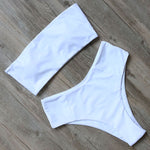 RUUHEE Bandage Bikini Swimwear Women Swimsuit High Waist Bikini Set 2021 Bathing Suit Push Up Maillot De Bain Femme Beachwear