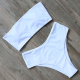 RUUHEE Bandage Bikini Swimwear Women Swimsuit High Waist Bikini Set 2021 Bathing Suit Push Up Maillot De Bain Femme Beachwear