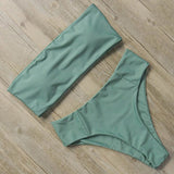 RUUHEE Bandage Bikini Swimwear Women Swimsuit High Waist Bikini Set 2021 Bathing Suit Push Up Maillot De Bain Femme Beachwear