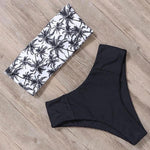 RUUHEE Bandage Bikini Swimwear Women Swimsuit High Waist Bikini Set 2021 Bathing Suit Push Up Maillot De Bain Femme Beachwear