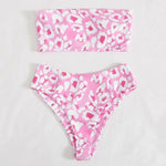 RUUHEE Bandage Bikini Swimwear Women Swimsuit High Waist Bikini Set 2021 Bathing Suit Push Up Maillot De Bain Femme Beachwear