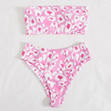 RUUHEE Bandage Bikini Swimwear Women Swimsuit High Waist Bikini Set 2021 Bathing Suit Push Up Maillot De Bain Femme Beachwear