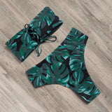 RUUHEE Bandage Bikini Swimwear Women Swimsuit High Waist Bikini Set 2021 Bathing Suit Push Up Maillot De Bain Femme Beachwear
