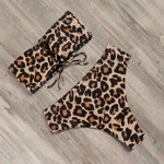 RUUHEE Bandage Bikini Swimwear Women Swimsuit High Waist Bikini Set 2021 Bathing Suit Push Up Maillot De Bain Femme Beachwear