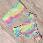RUUHEE Bandage Bikini Swimwear Women Swimsuit High Waist Bikini Set 2021 Bathing Suit Push Up Maillot De Bain Femme Beachwear