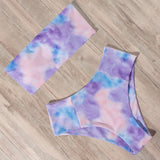 RUUHEE Bandage Bikini Swimwear Women Swimsuit High Waist Bikini Set 2021 Bathing Suit Push Up Maillot De Bain Femme Beachwear